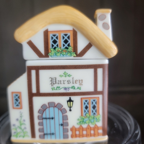 Lenox Canterbury Crossing Vintage 1994 Parsley Spice Jar - Picture 2 of 8